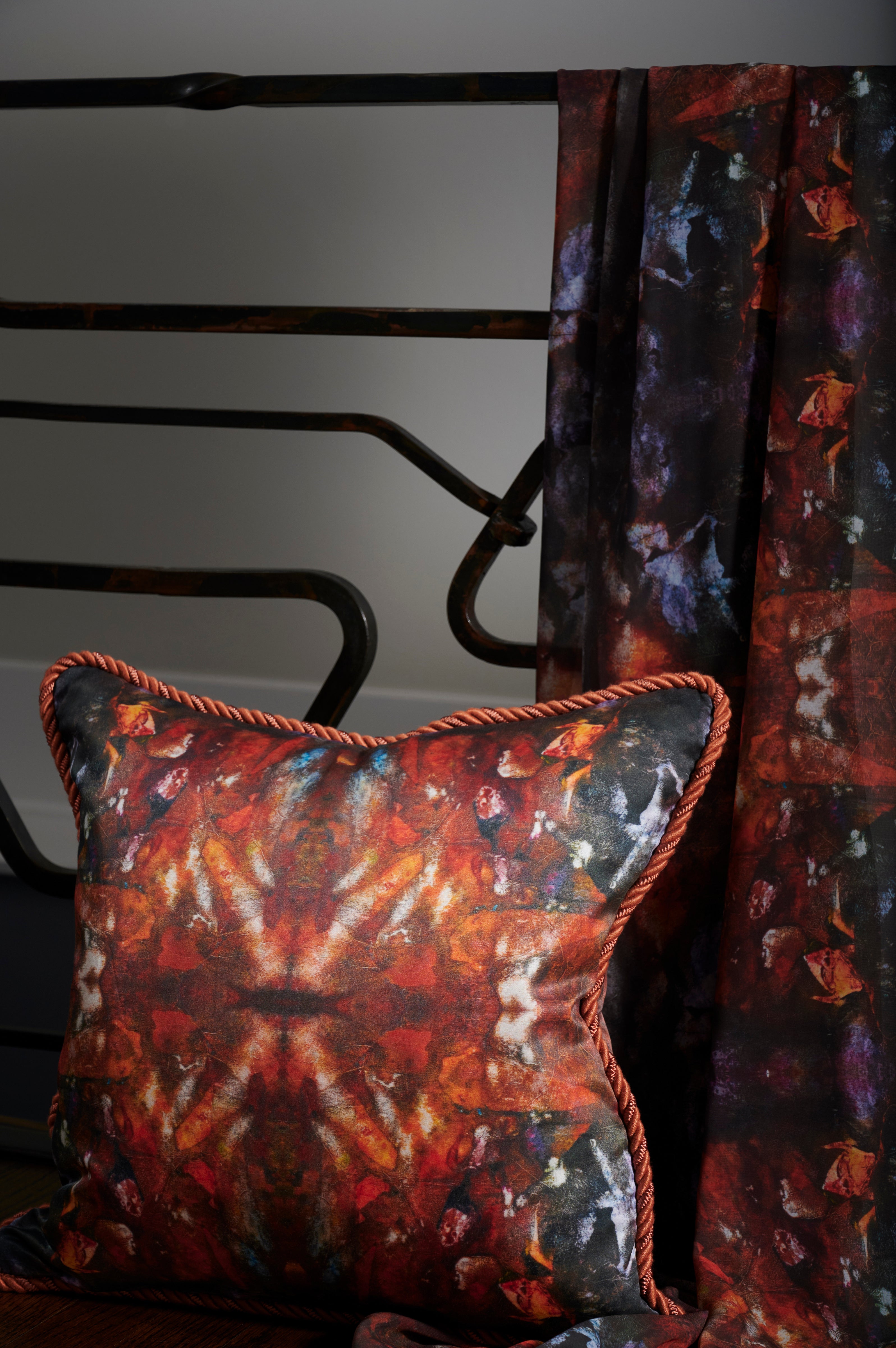 Orange Burst Pillows