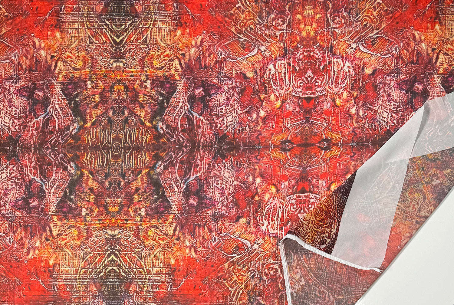 Red Nights Fabric