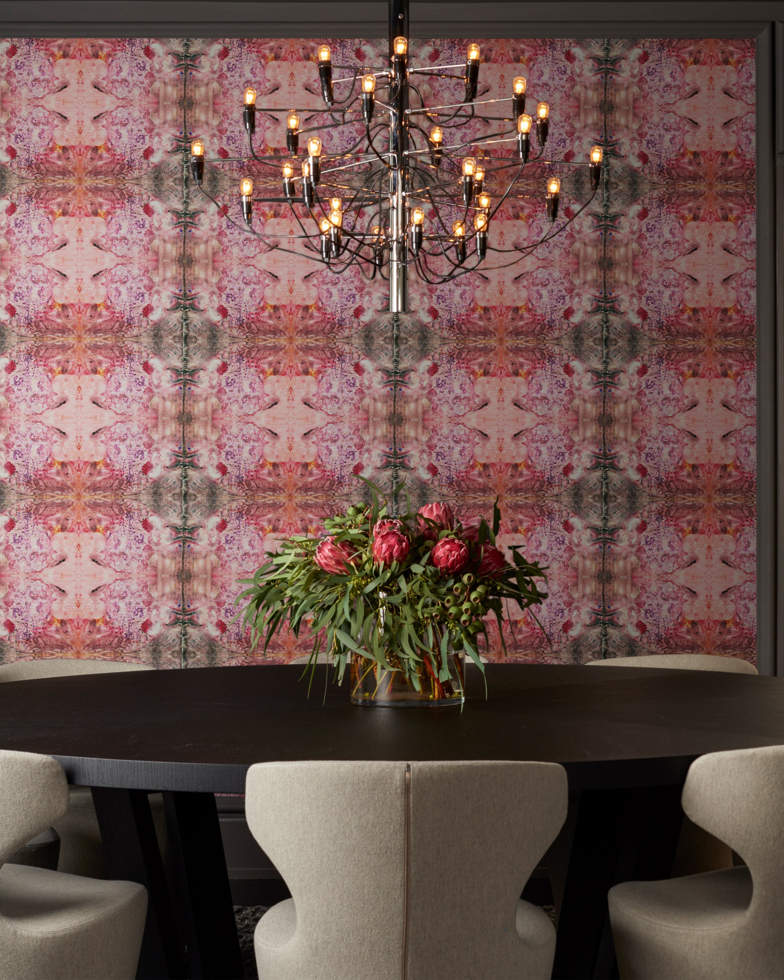 Pink Horizon Wallcovering