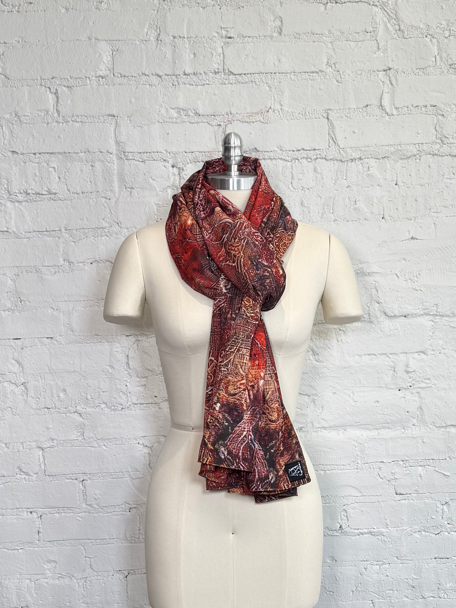 Red Nights Scarves
