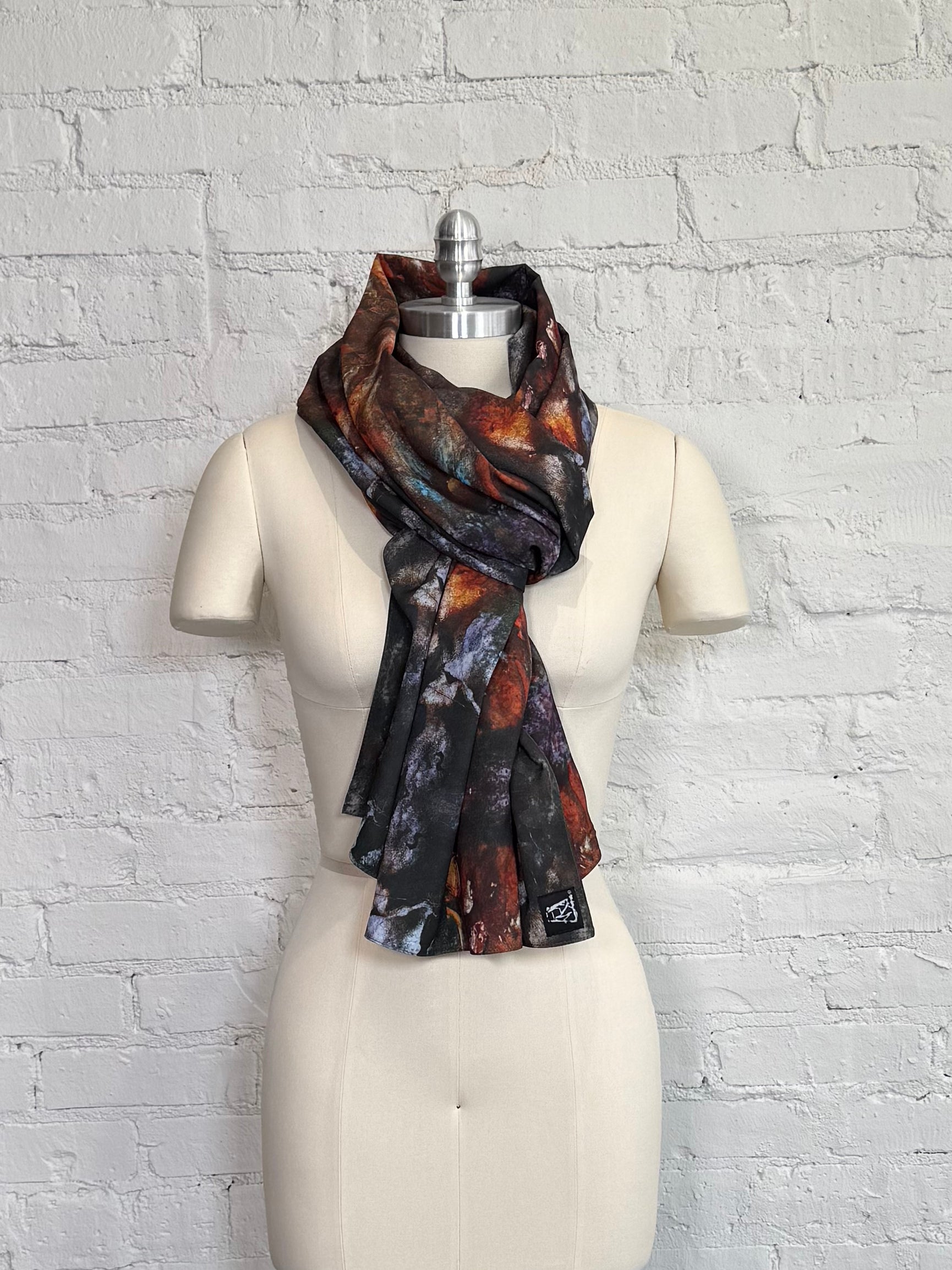 Orange Burst Scarves