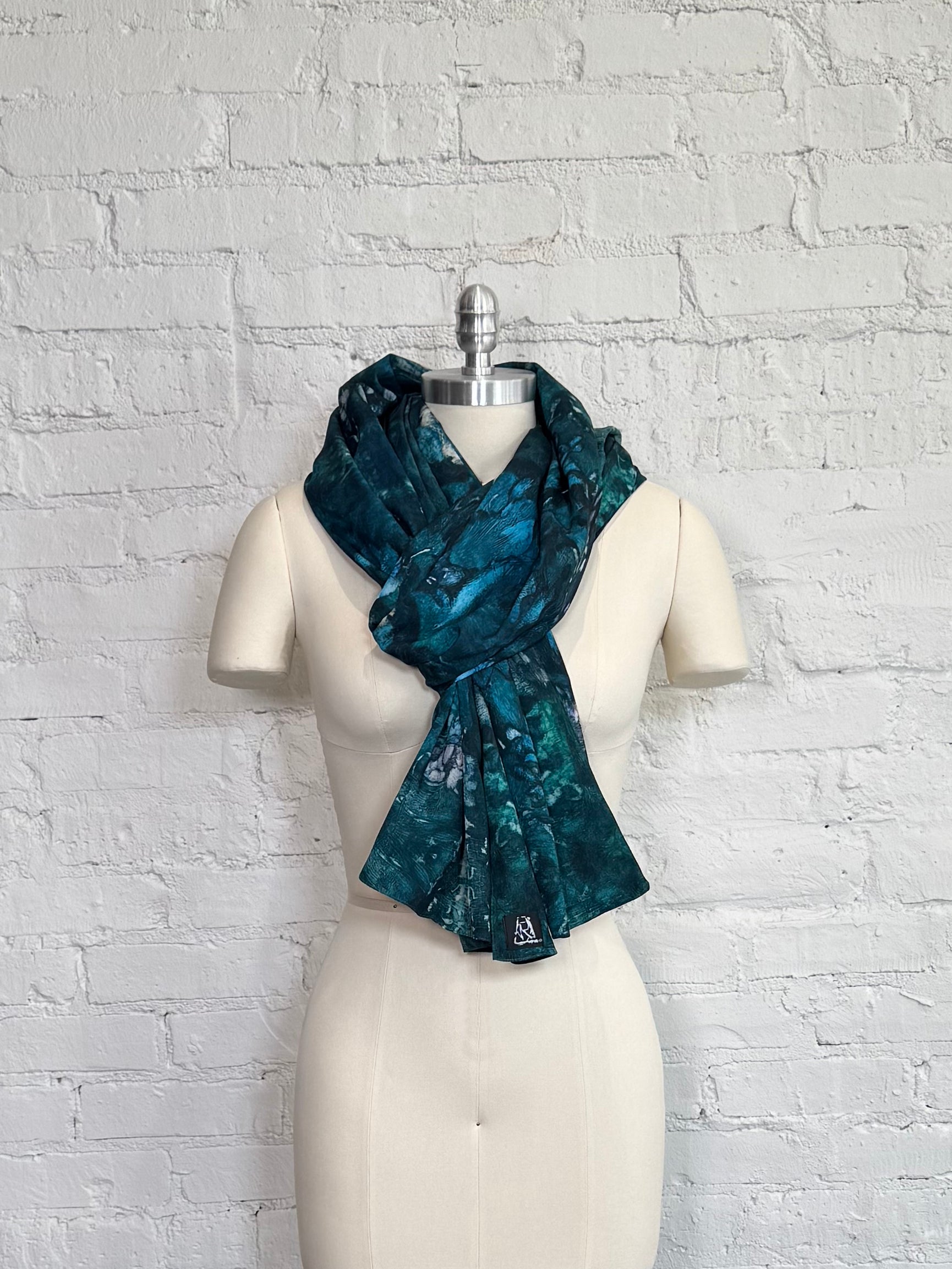 Ocean Depth Scarves