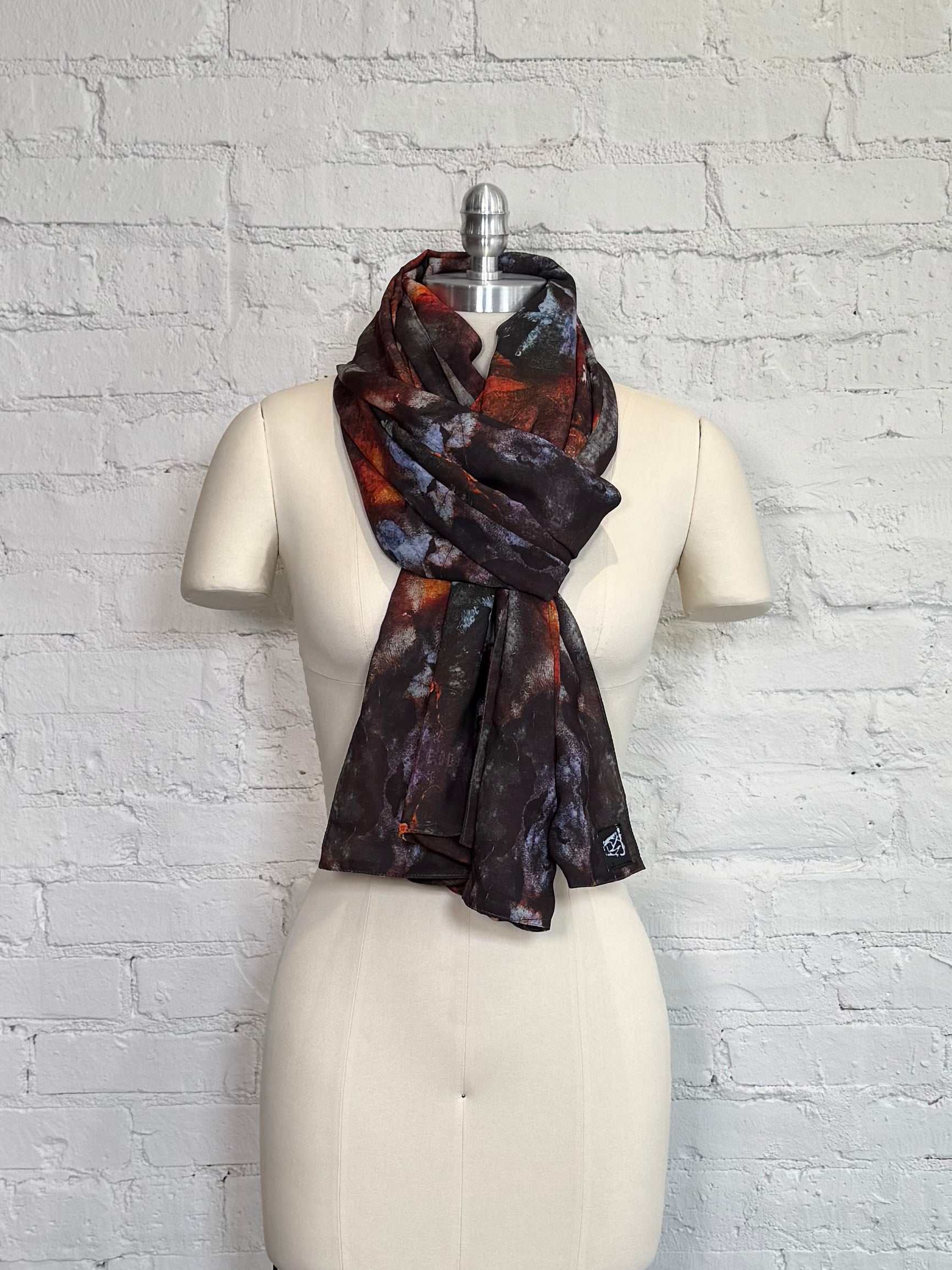 Orange Burst Scarves