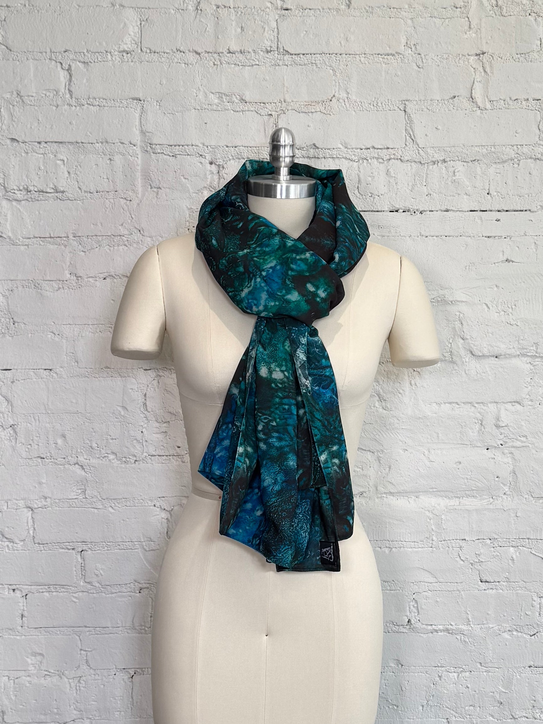 Ocean Depth Scarves