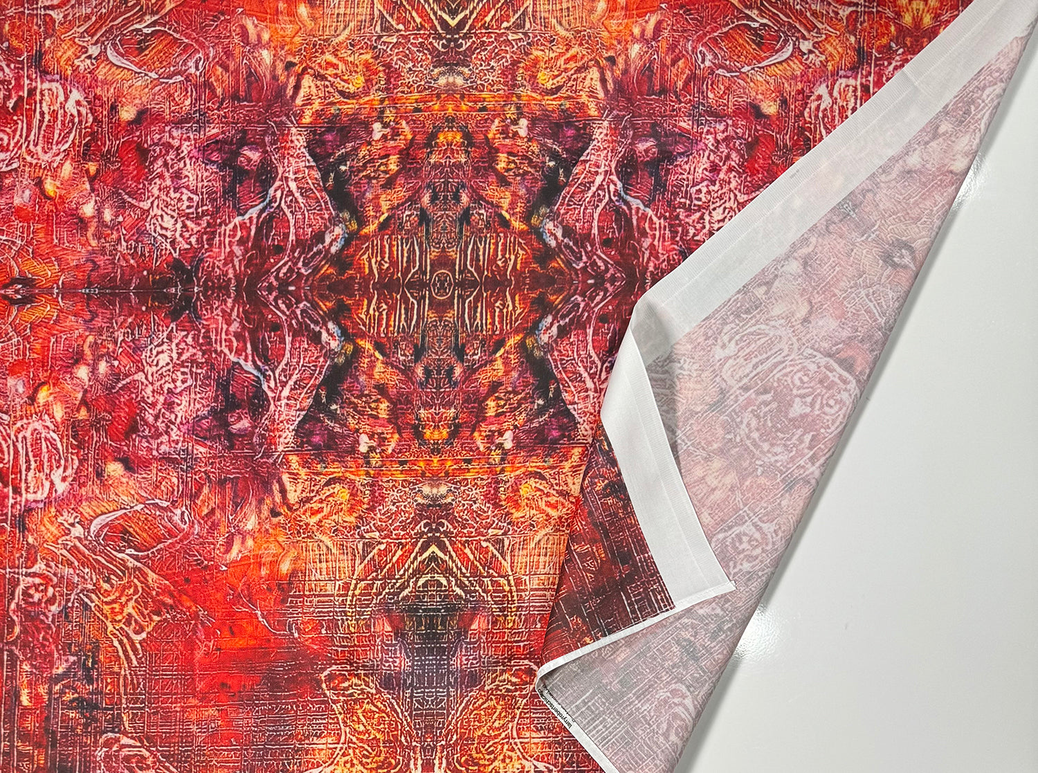 Red Nights Fabric
