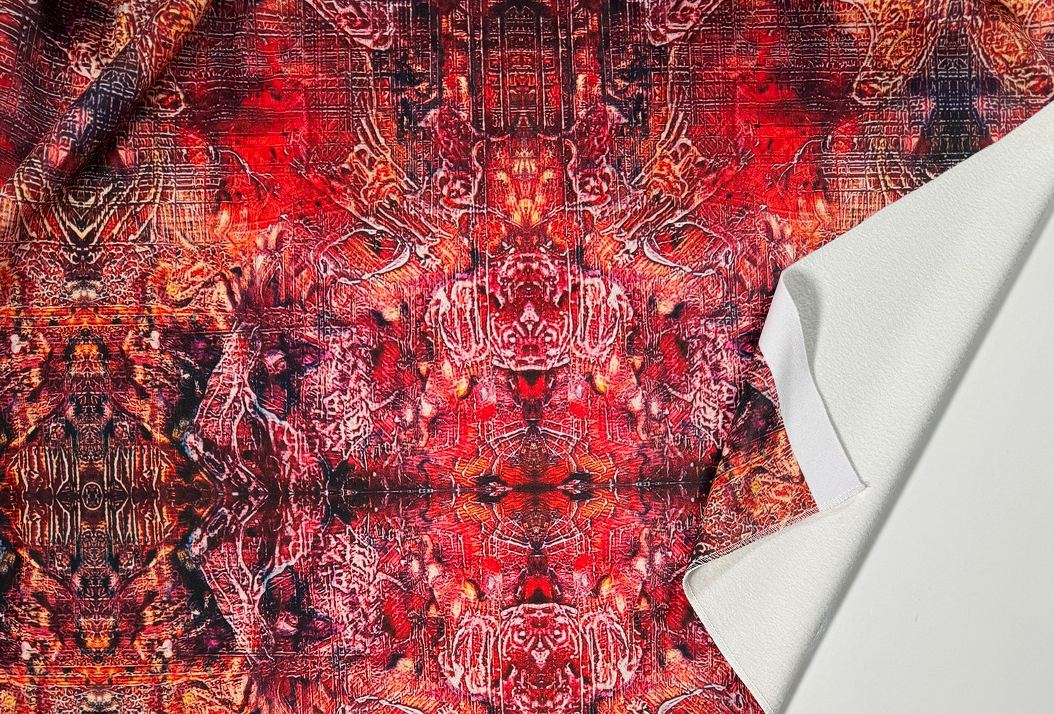 Red Nights Fabric