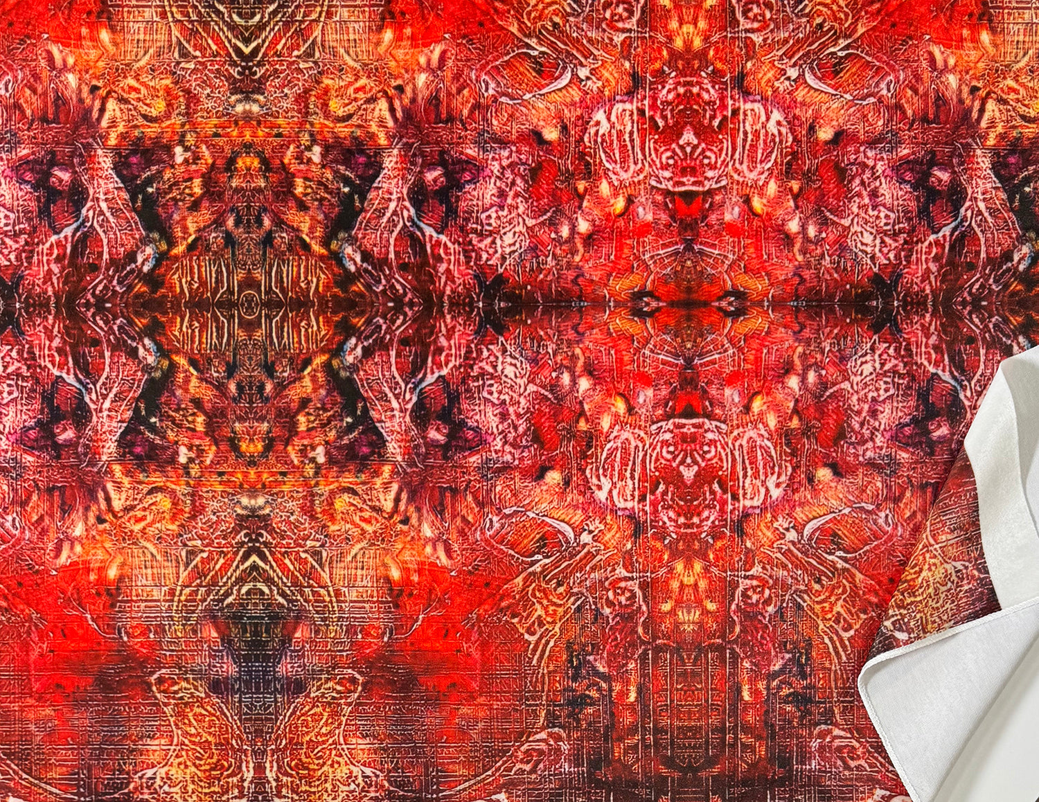 Red Nights Fabric