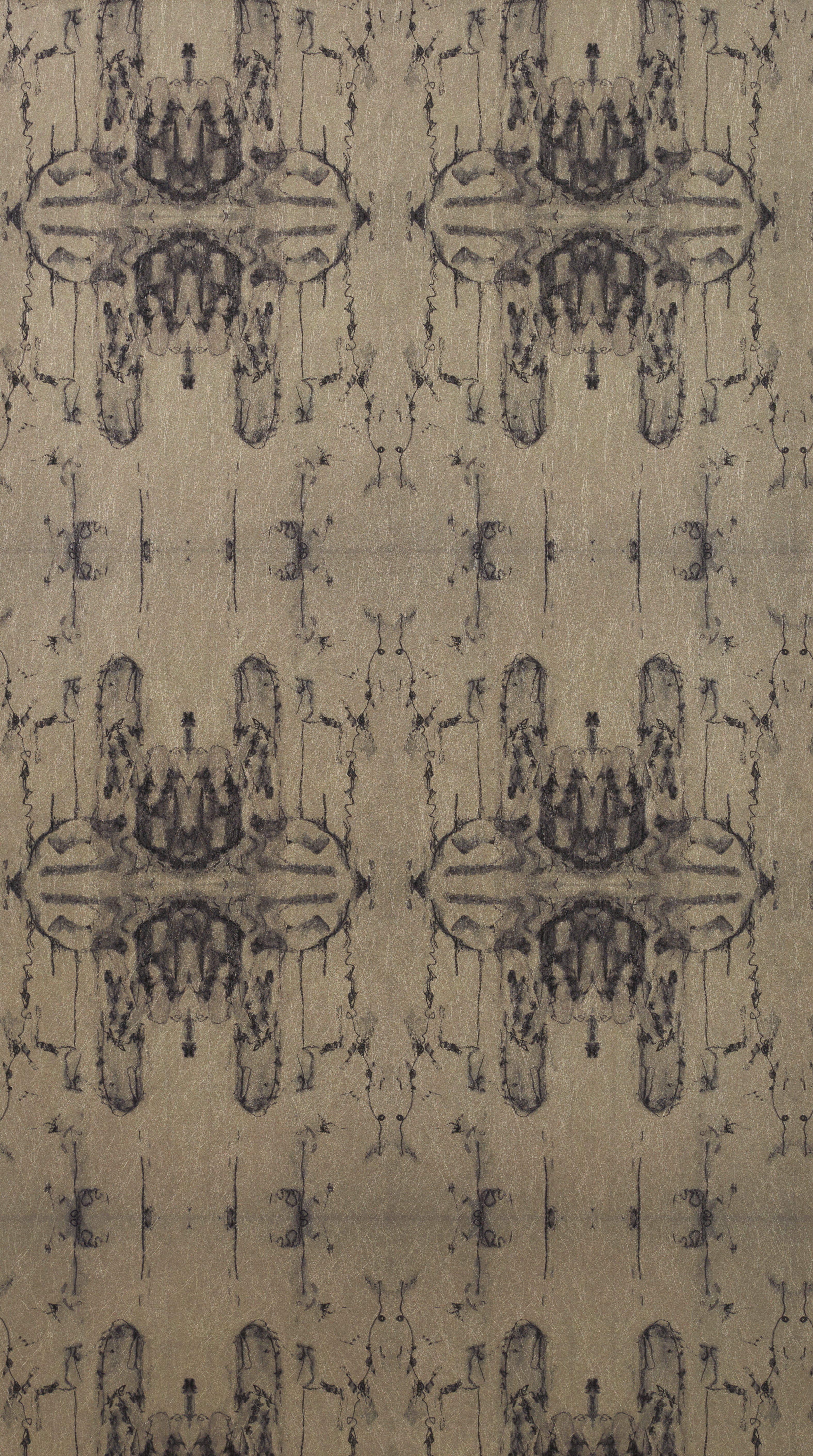 Sepia Flux Wallcovering