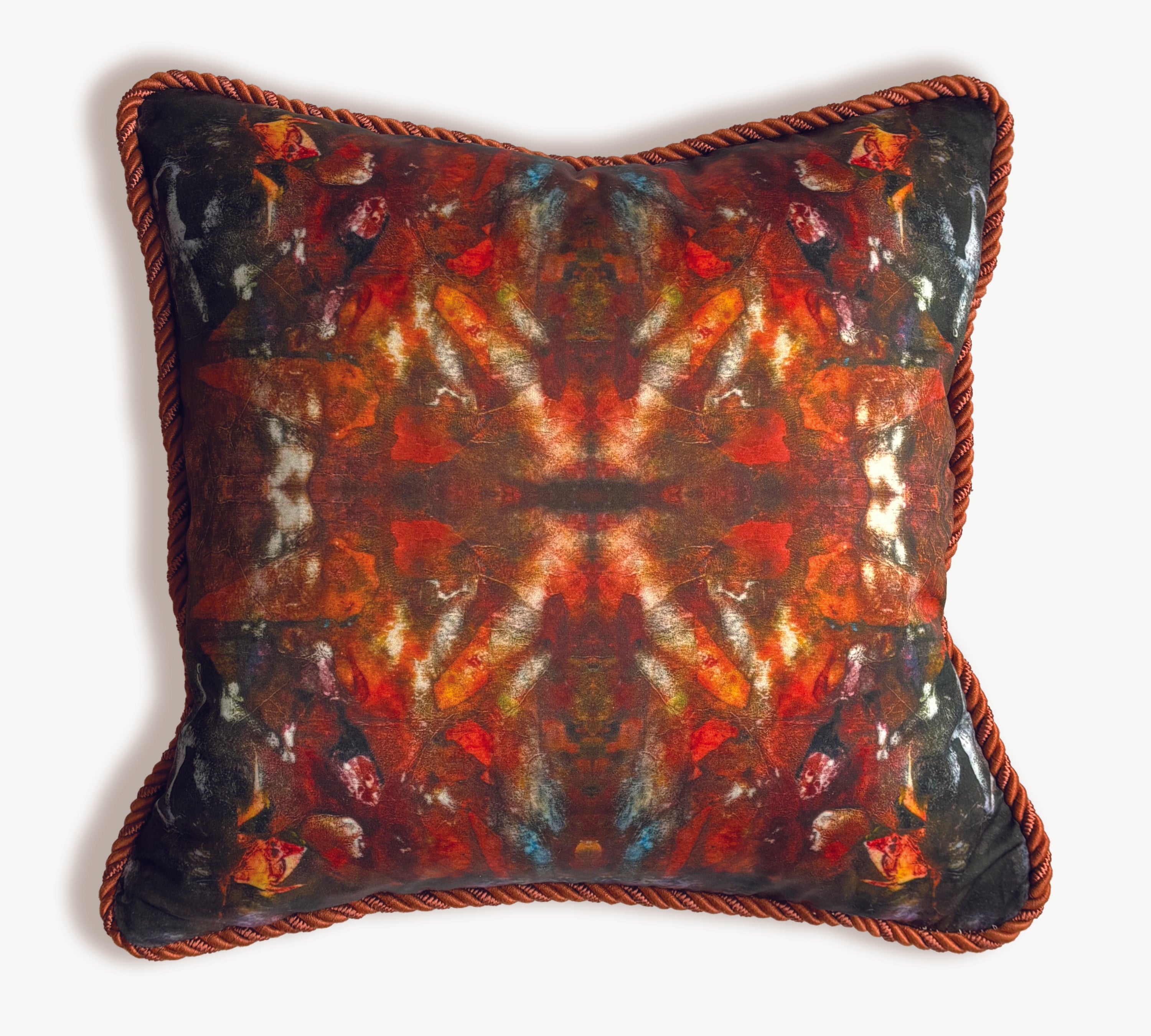 Orange Burst Pillows