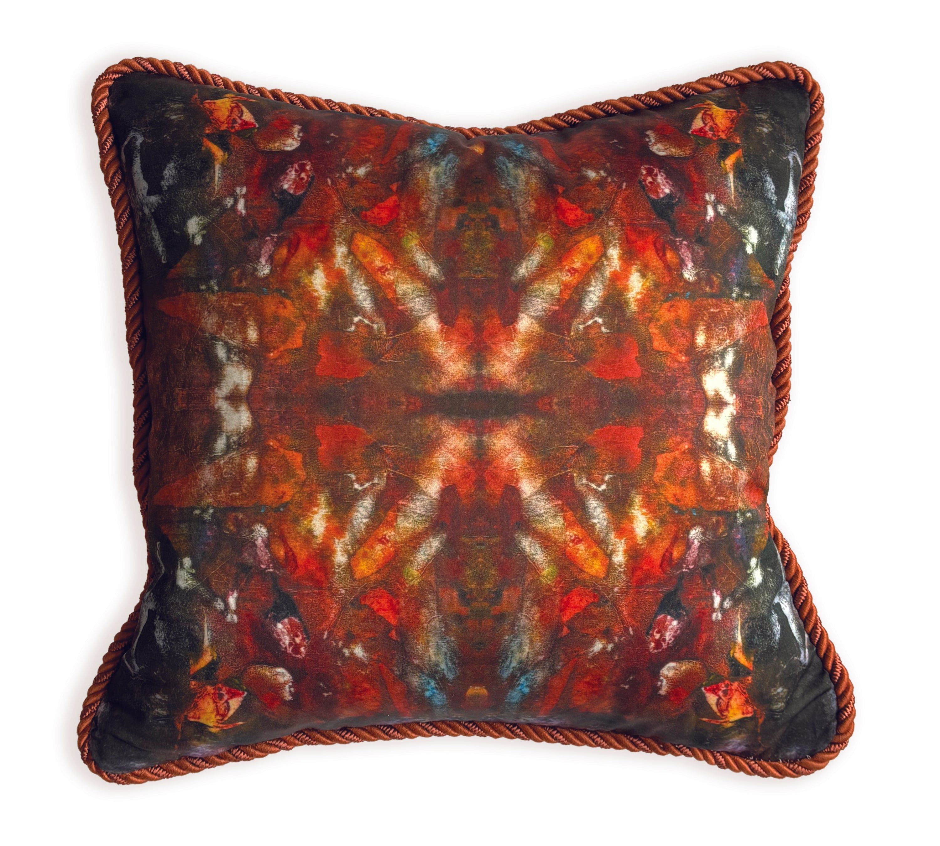 Orange Burst Pillows