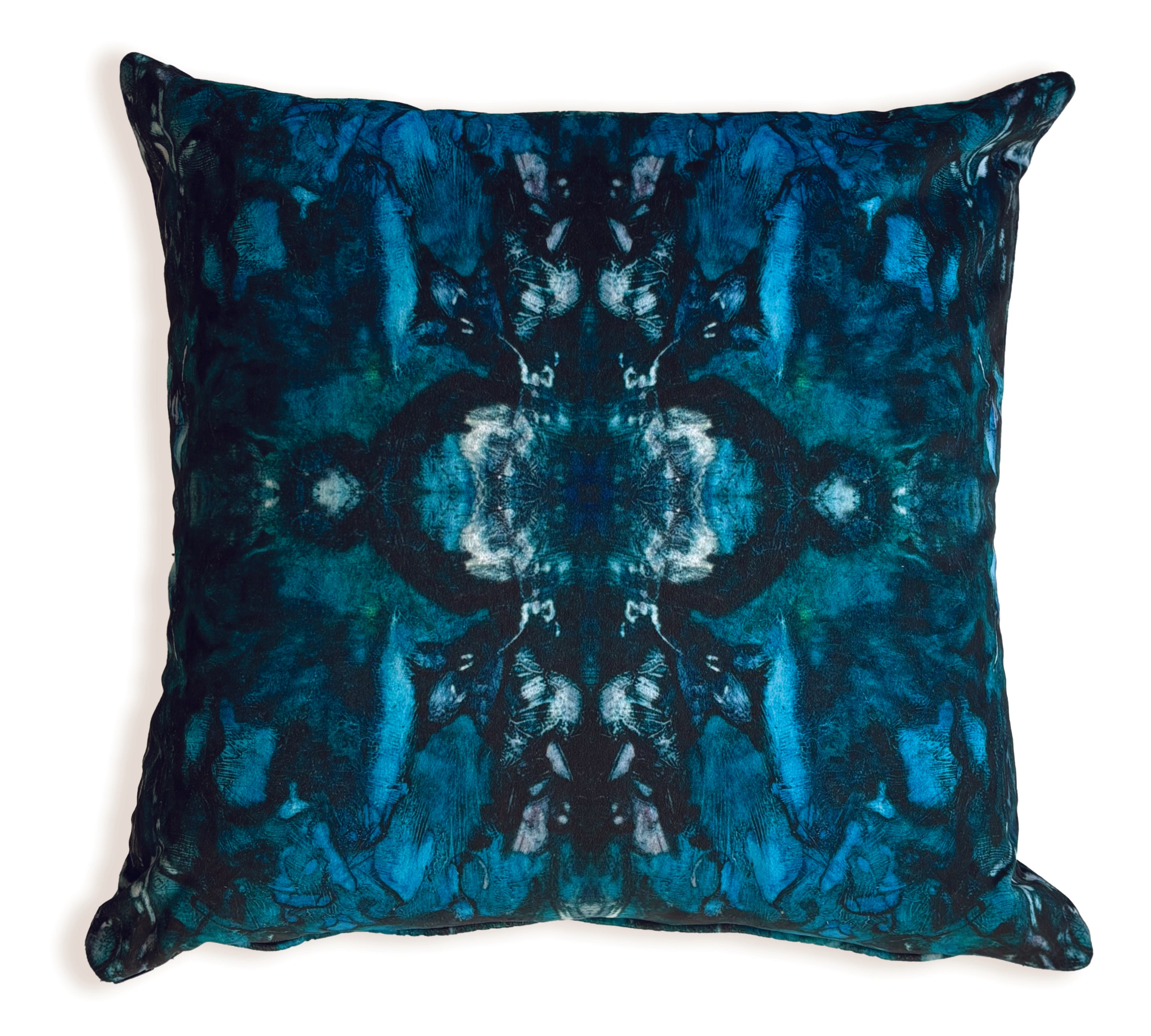 Turquoise Leaves Pillows