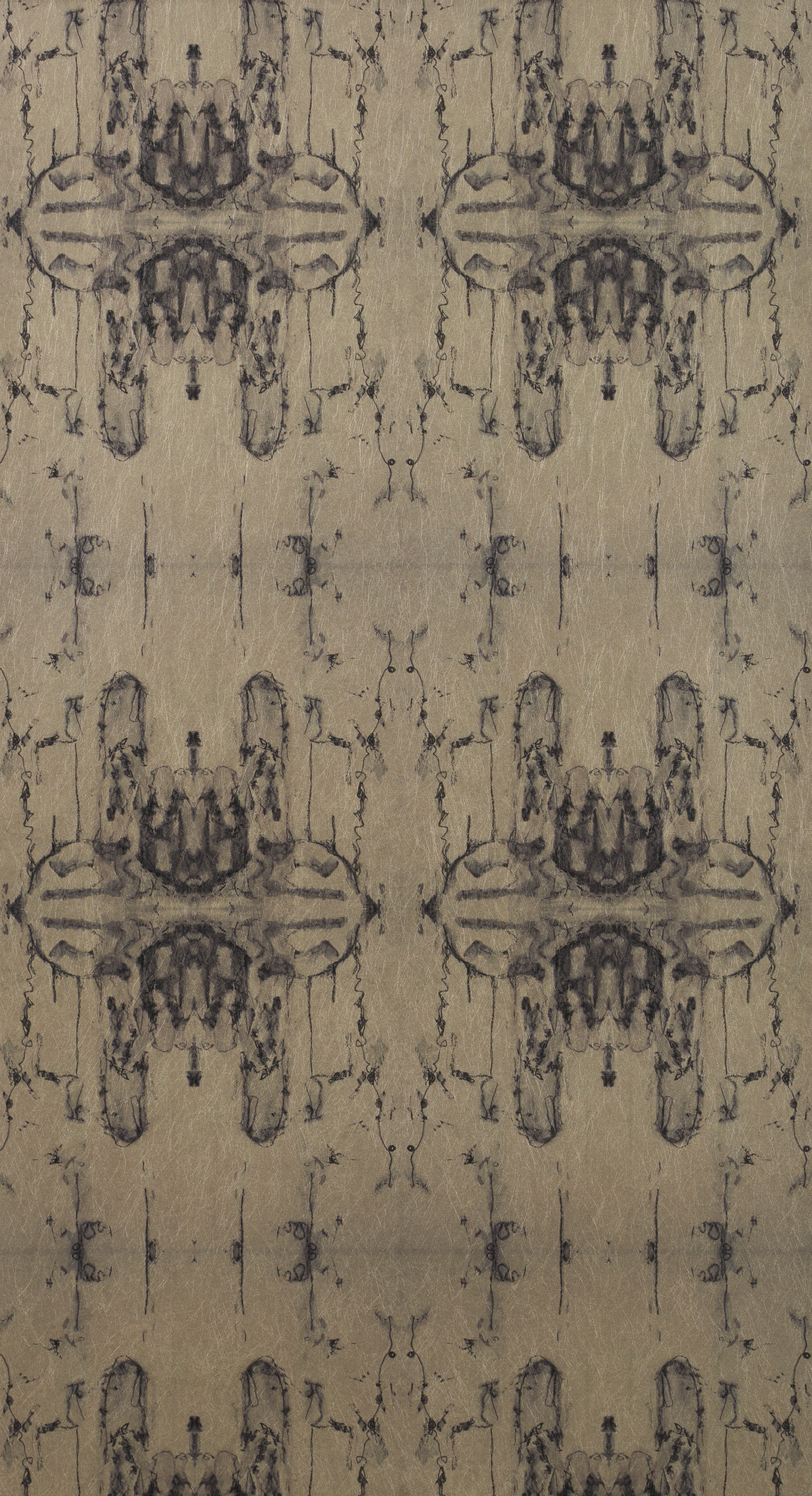Sepia Flux Wallcovering
